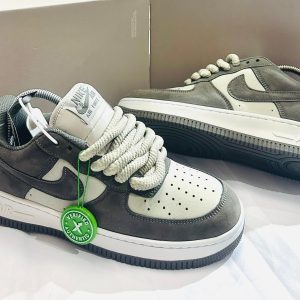 Nike Air Force 1 Low Premium – Shadow Grey Limited Edition with Verified Authentic Tag